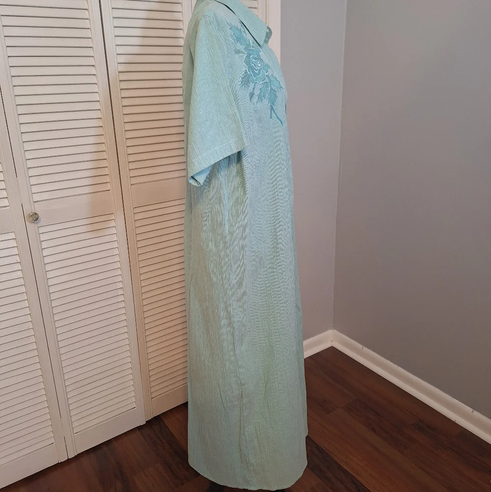 Rare vintage kokomo seafoam 2 PC maxi dress set sz medium *G - Picture 5 of 8